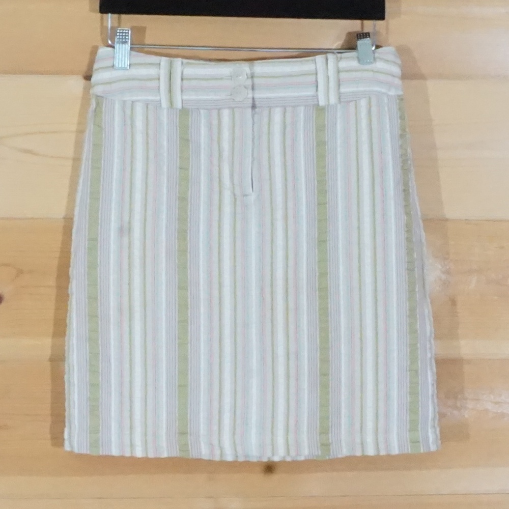 CAbi Striped Textured Skirt 2